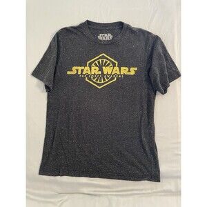 Star Wars T Shirt Boys Size XL Gray Short Sleeve The Force Awakens Movie Tee